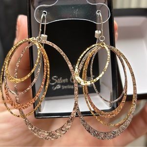 Dangle Hoop Earrings